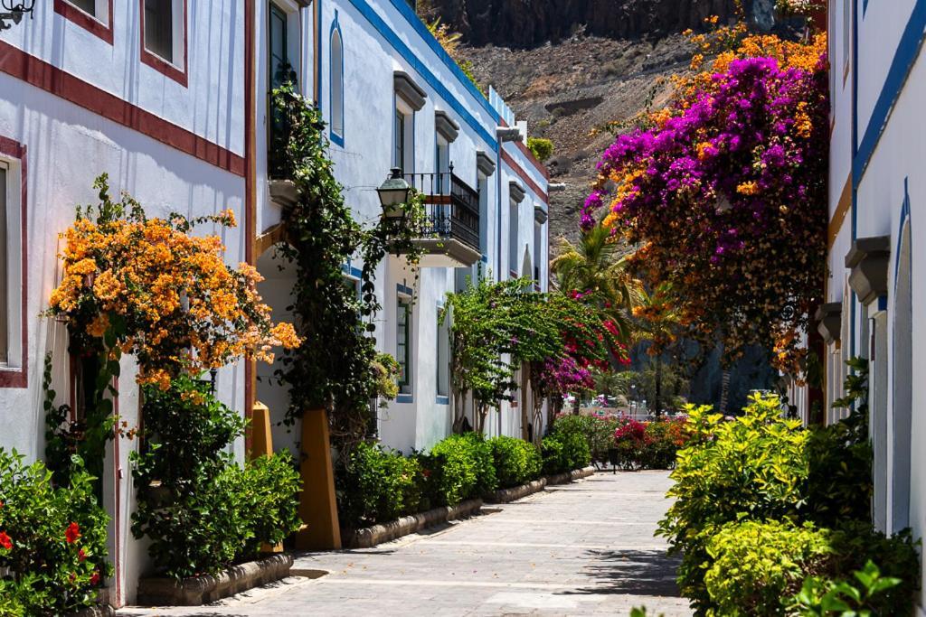 Edificio Playa Apartment Puerto De Mogan Bagian luar foto