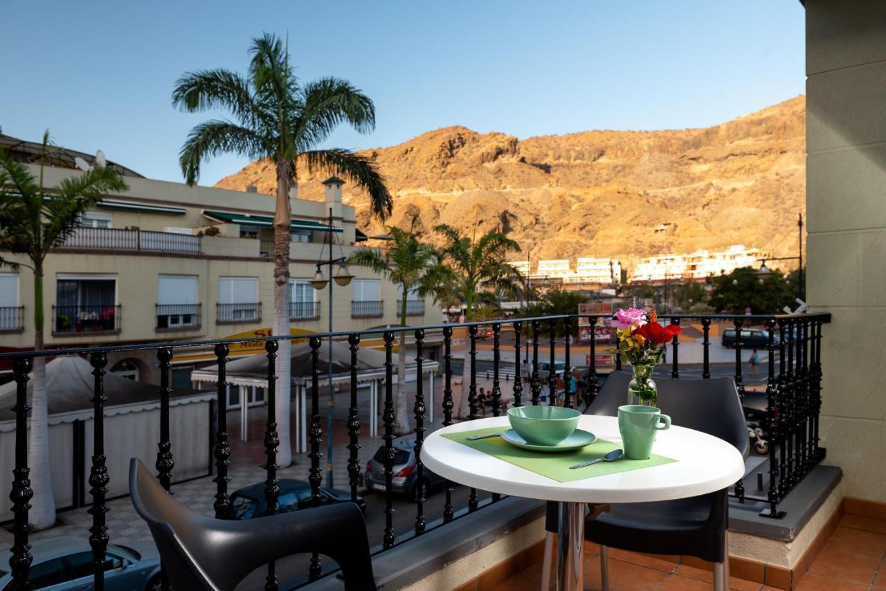 Edificio Playa Apartment Puerto De Mogan Bagian luar foto