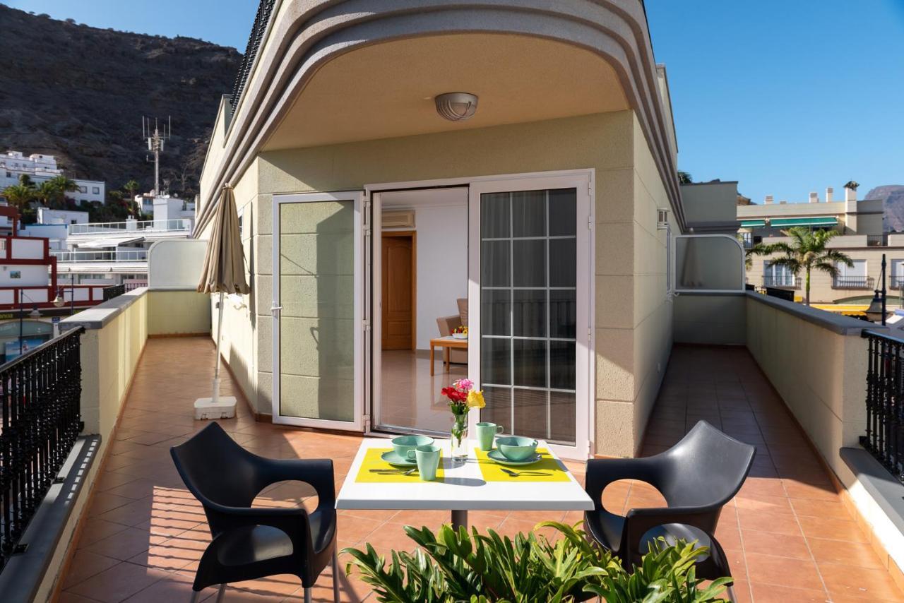 Edificio Playa Apartment Puerto De Mogan Bagian luar foto