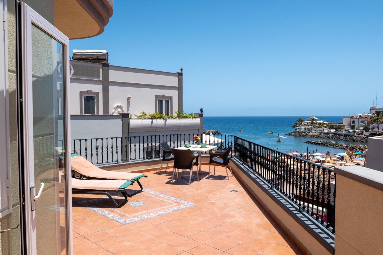 Edificio Playa Apartment Puerto De Mogan Bagian luar foto