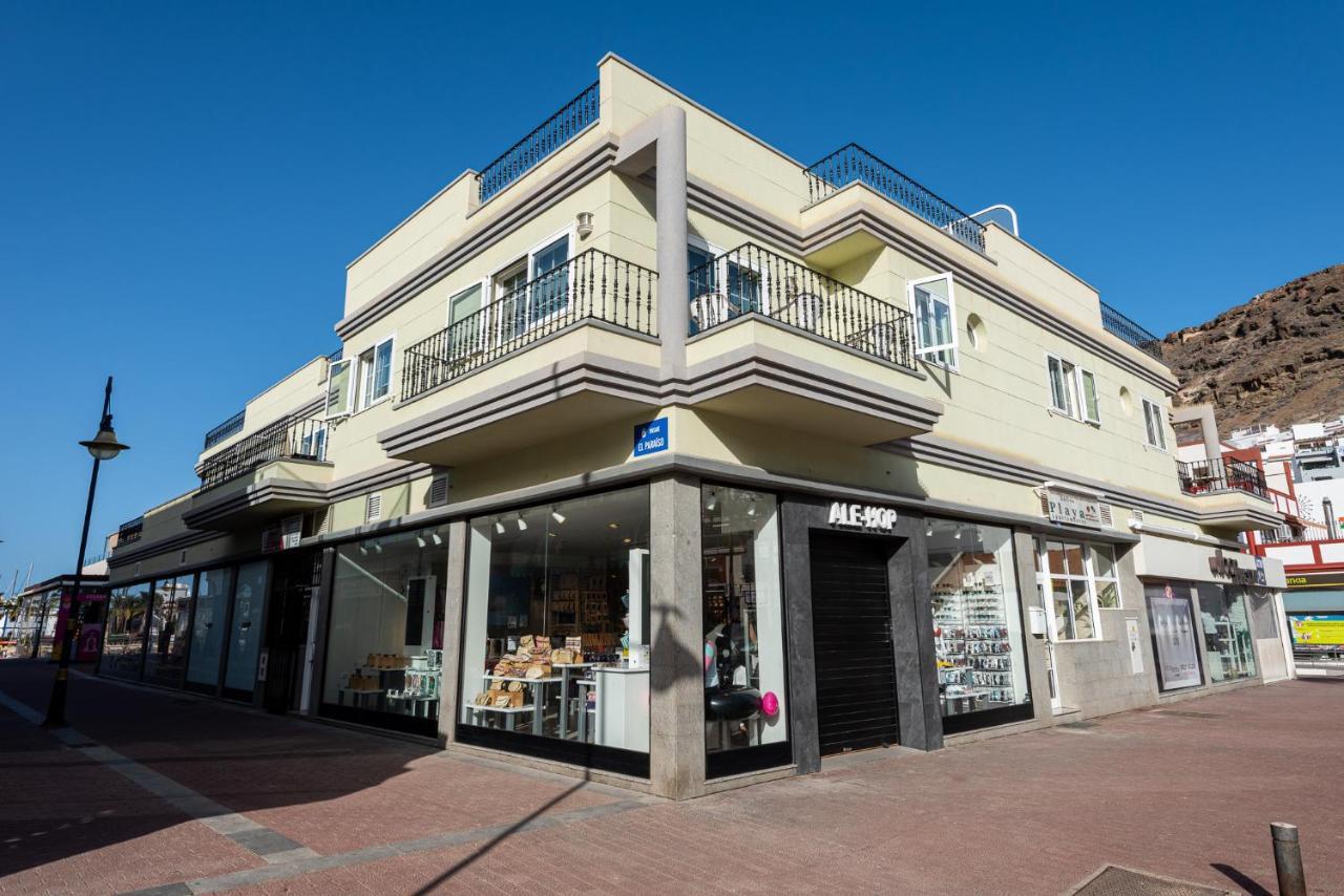 Edificio Playa Apartment Puerto De Mogan Bagian luar foto