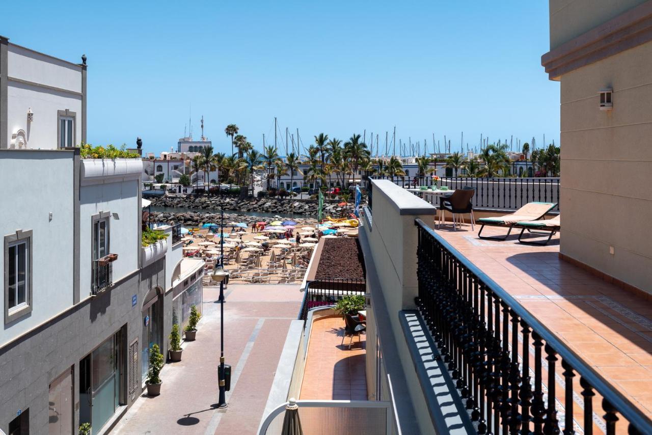 Edificio Playa Apartment Puerto De Mogan Bagian luar foto