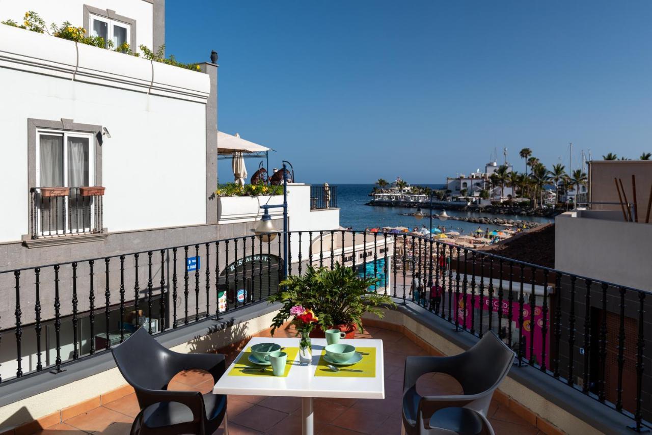 Edificio Playa Apartment Puerto De Mogan Bagian luar foto