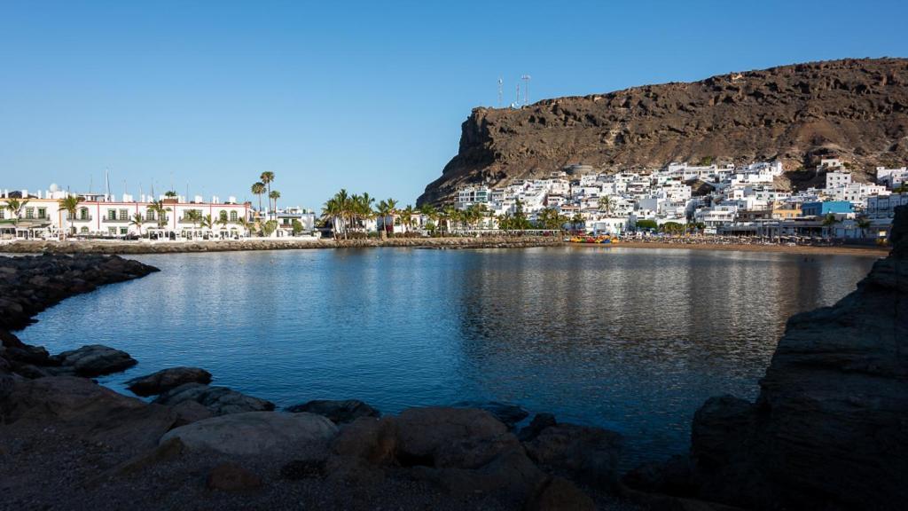 Edificio Playa Apartment Puerto De Mogan Bagian luar foto